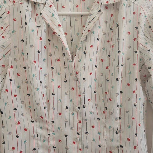 VINTAGE- KAKI ROBERTS CALIFORNIA Women’s Blouse - Picture 3 of 7